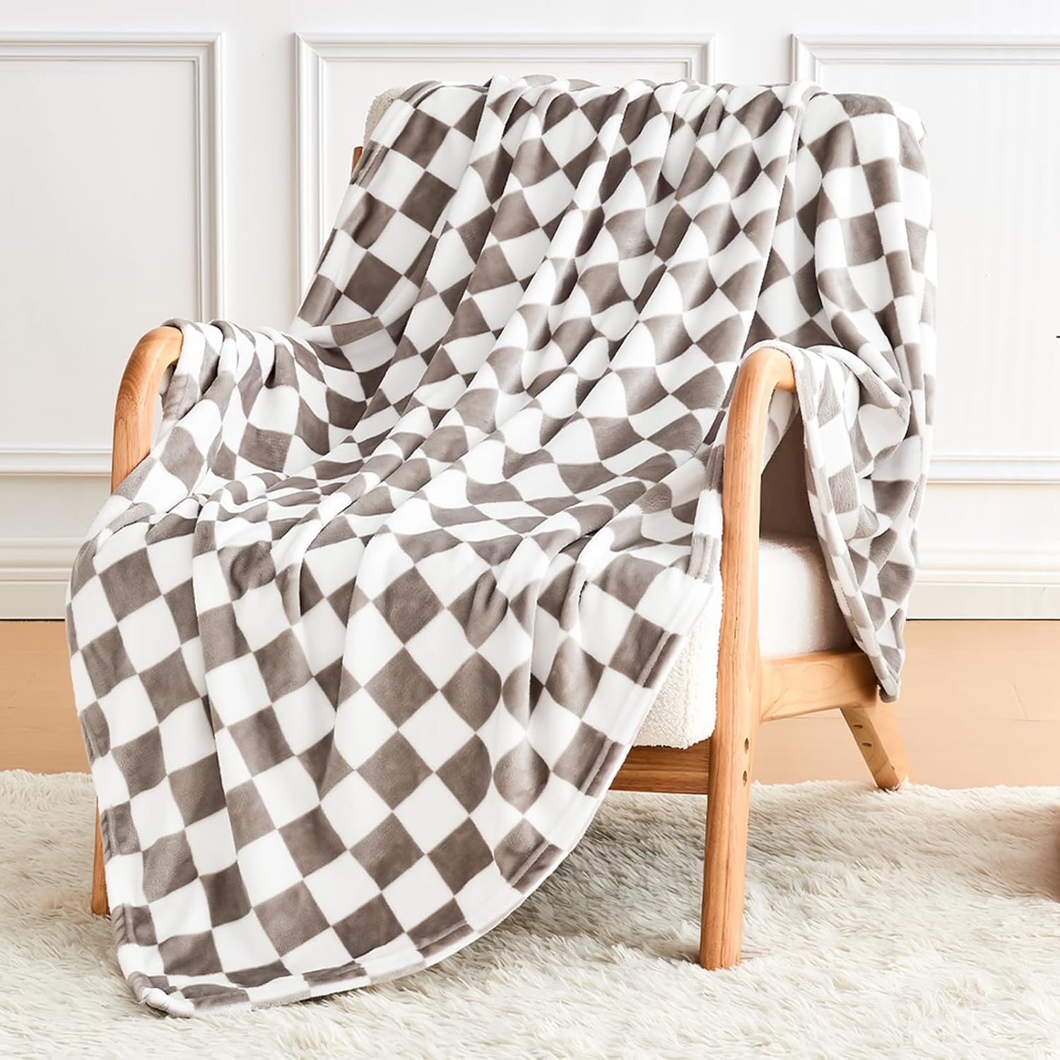 Black Throw Pillow — 50" — 01 Cashmere Smoke