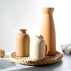 Boho Beige Vase Set — Set of 3 - View 9