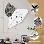 Modern Black Wall Clock — 27" - View 2