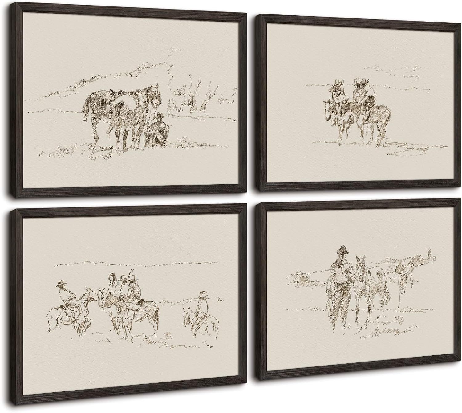 Framed Metal Wall Decor — 8" — 8"x10" Framed