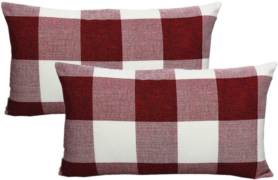 Boho Beige Throw Pillow Cover — 18" — 20" x 12" (Pack of 2)
