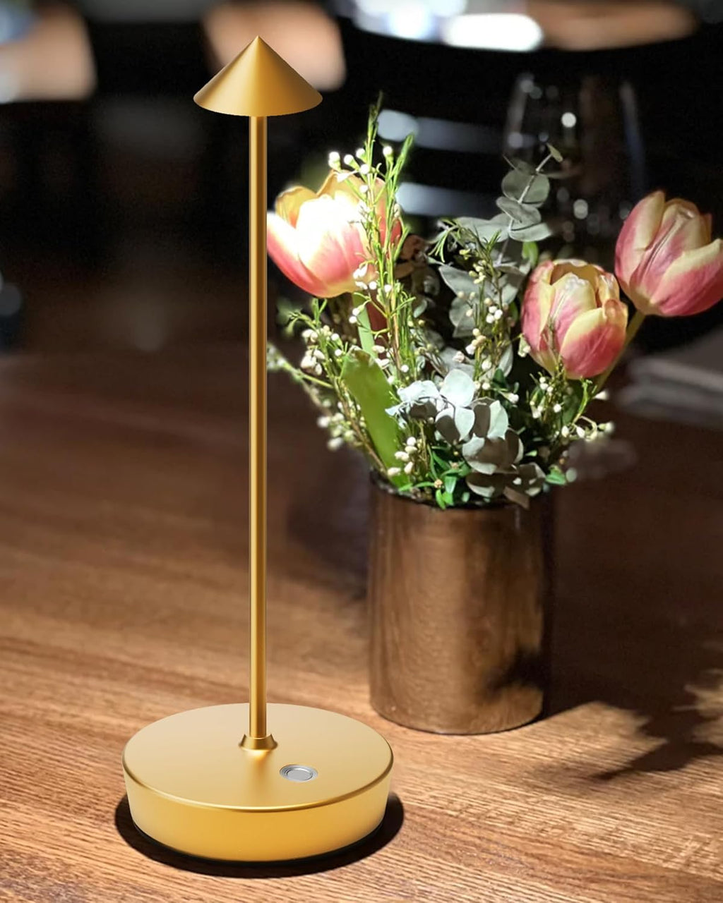 Cordless Luxe Black Desk Lamp - View 2