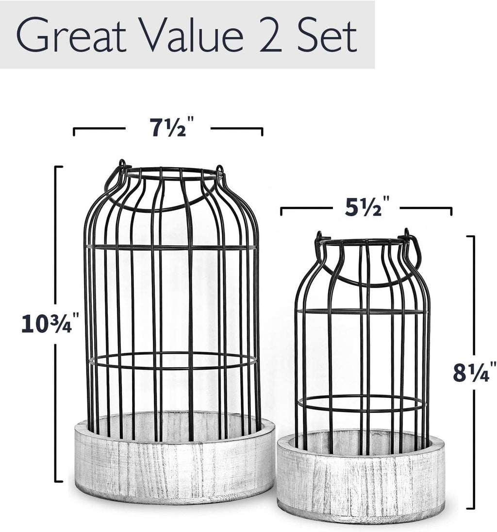 Farmhouse Metal Candle - View 6
