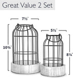 Farmhouse Metal Candle - View 6