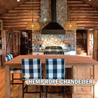 Boho Beige Chandelier — 12.2" - View 8