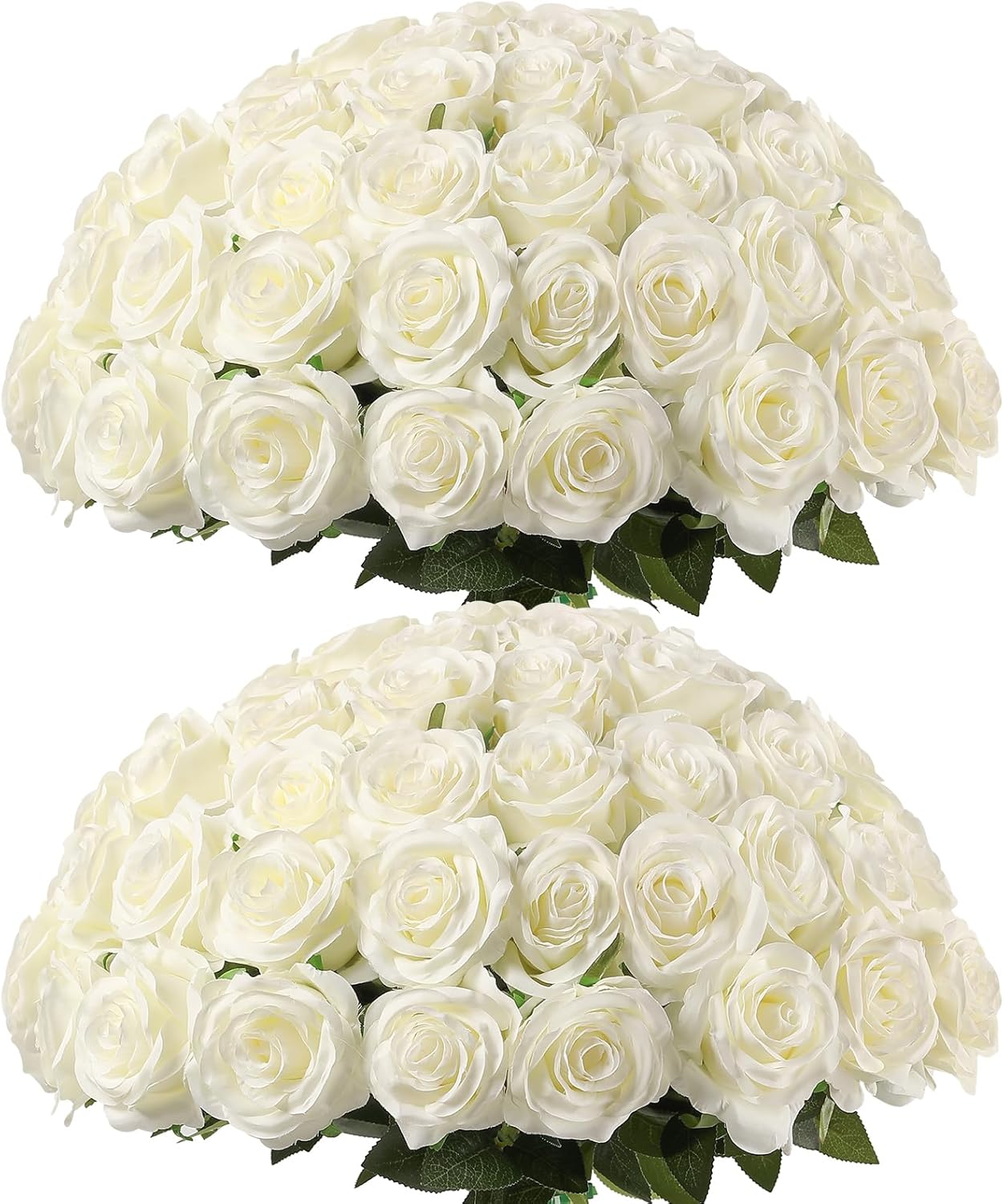 Pink Artificial Flowers — White-60