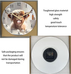Battery Operated Farmhouse Black Wall Clock — 12" - View 7