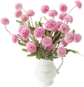 Beige Artificial Flowers — Fuchsia Pink