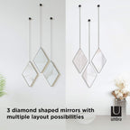 Beige Mirror — Set of 3 - View 4
