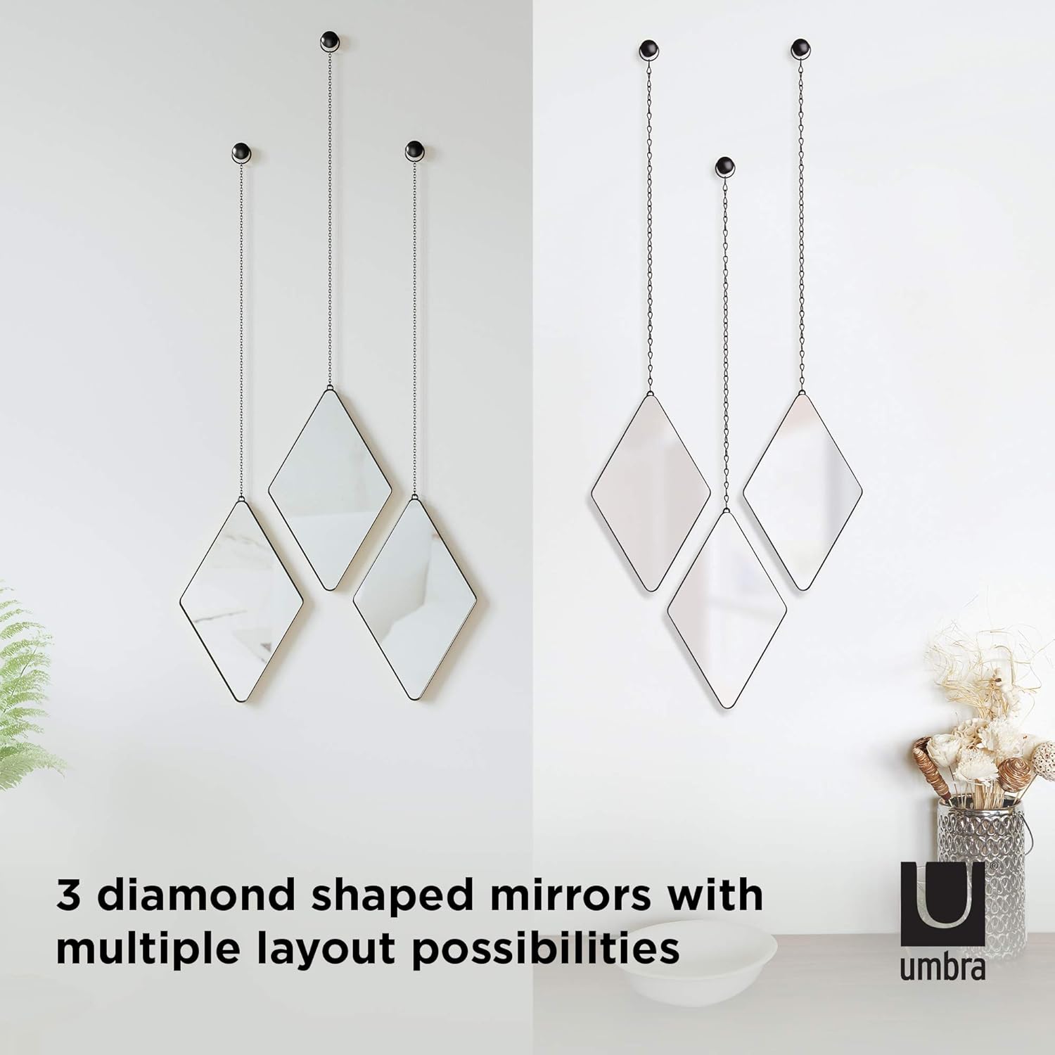 Beige Mirror — Set of 3 - View 4