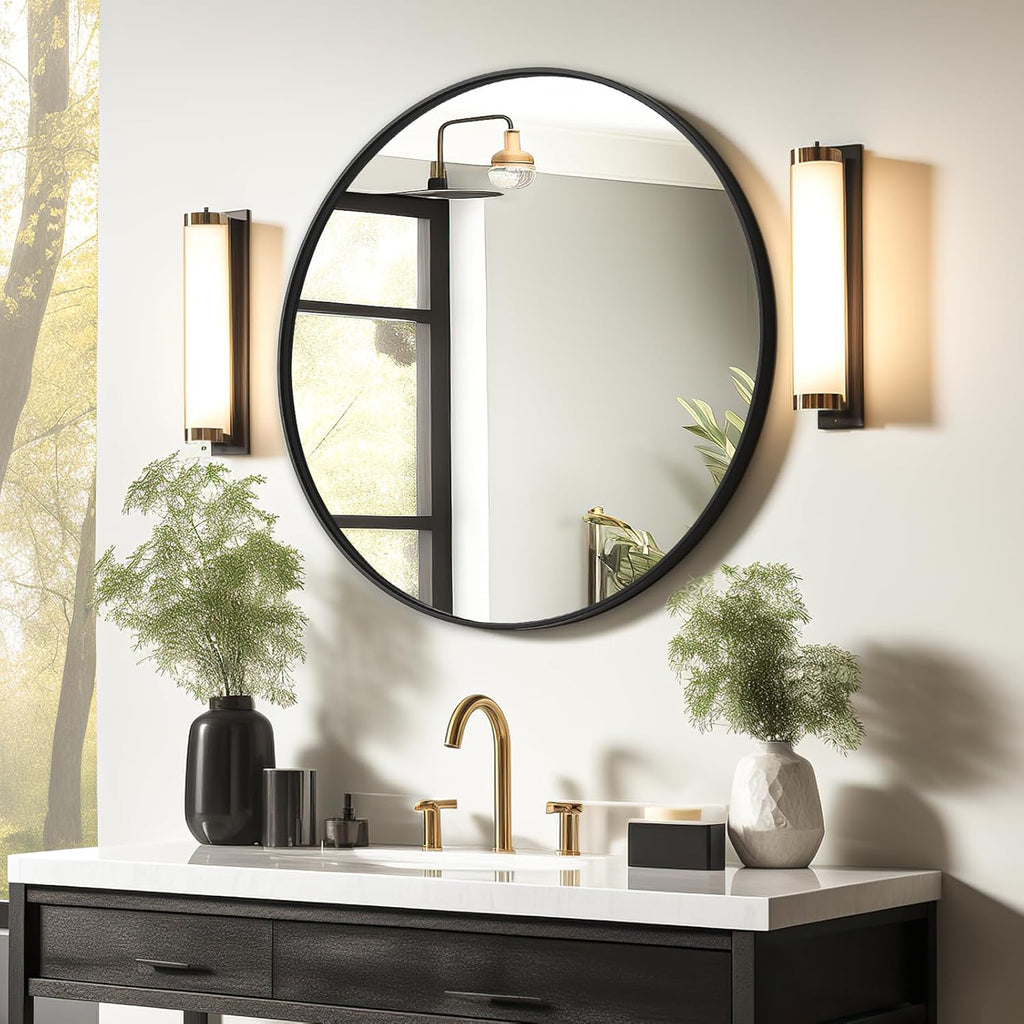 Black Wall Mirror — 36" - View 9