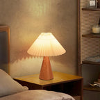 Luxe Black Table Lamp — Wood