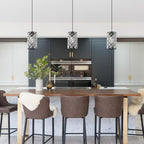 Round Luxe Black Chandelier