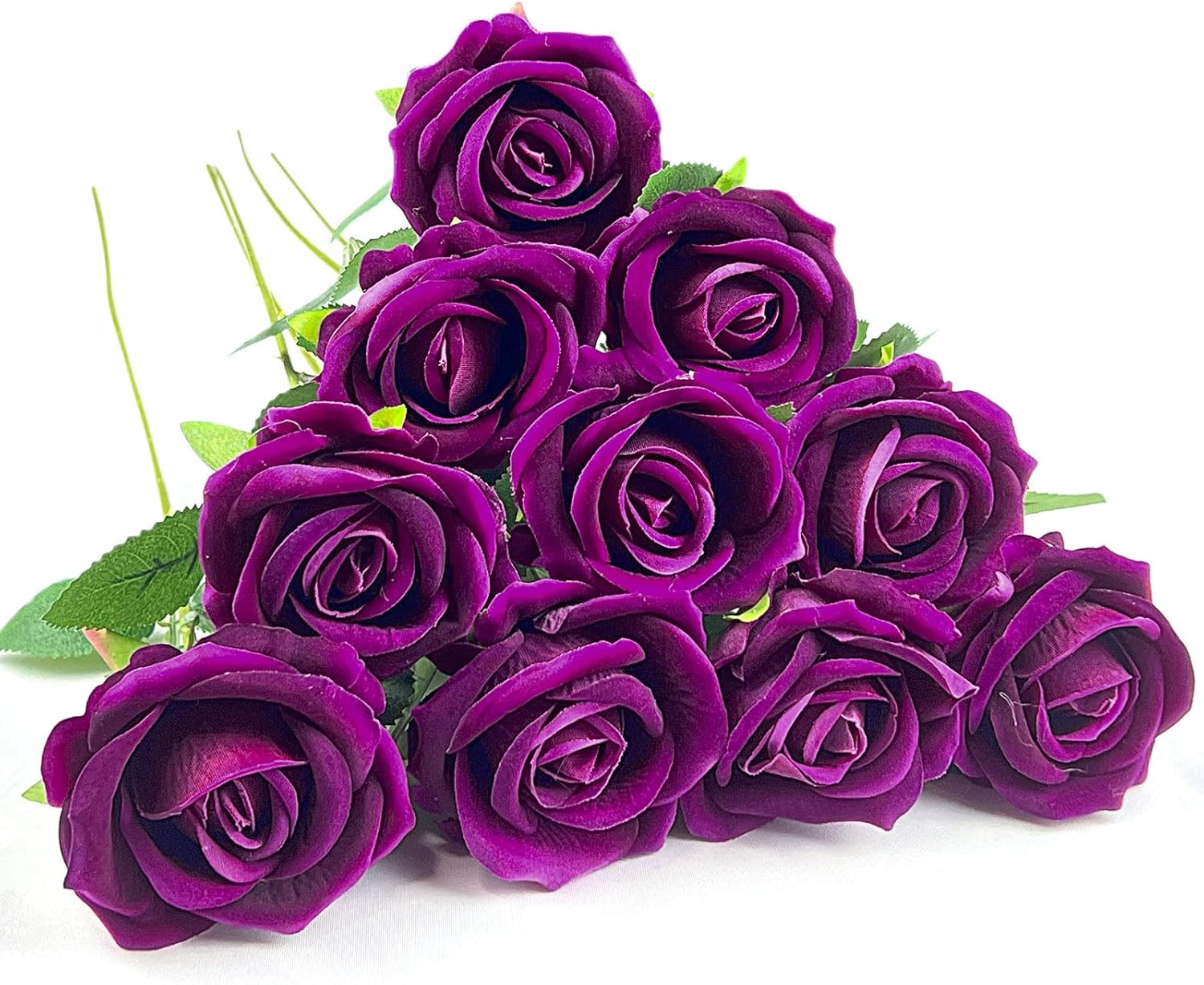 Black Artificial Plant — Rose Purple