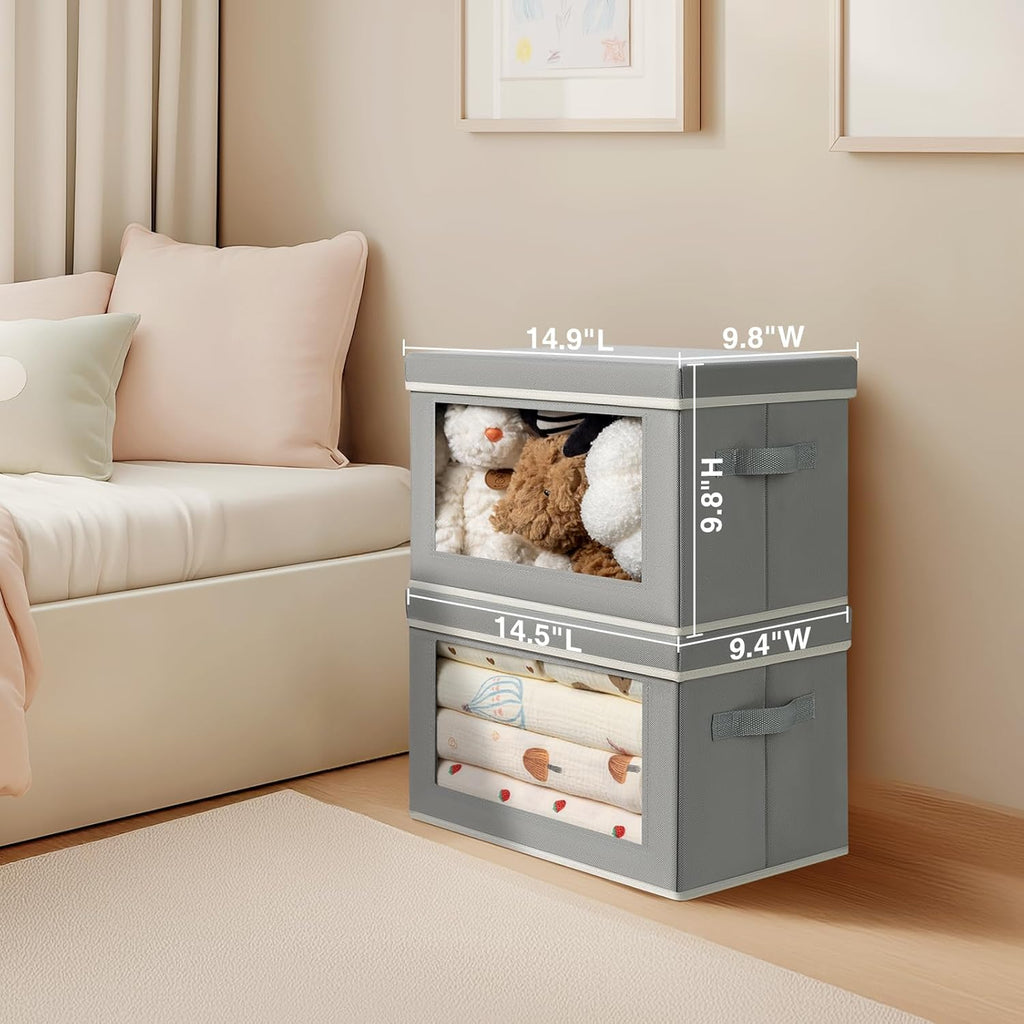 Beige Storage Bin - View 6