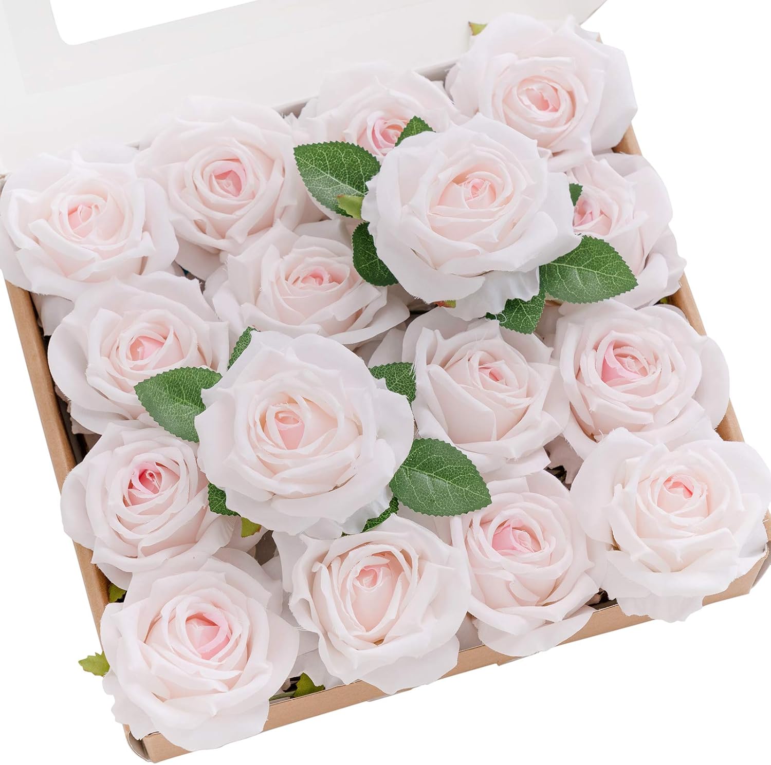 Beige Artificial Flowers — 3.5" — Baby Pink