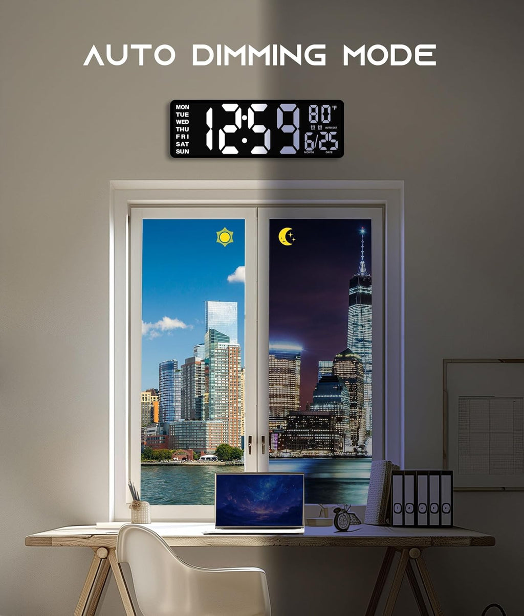 RGB Beige Wall Clock — 16.5" - View 7