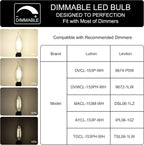 Dimmable Beige Smart Bulb — Set of 1 - View 4