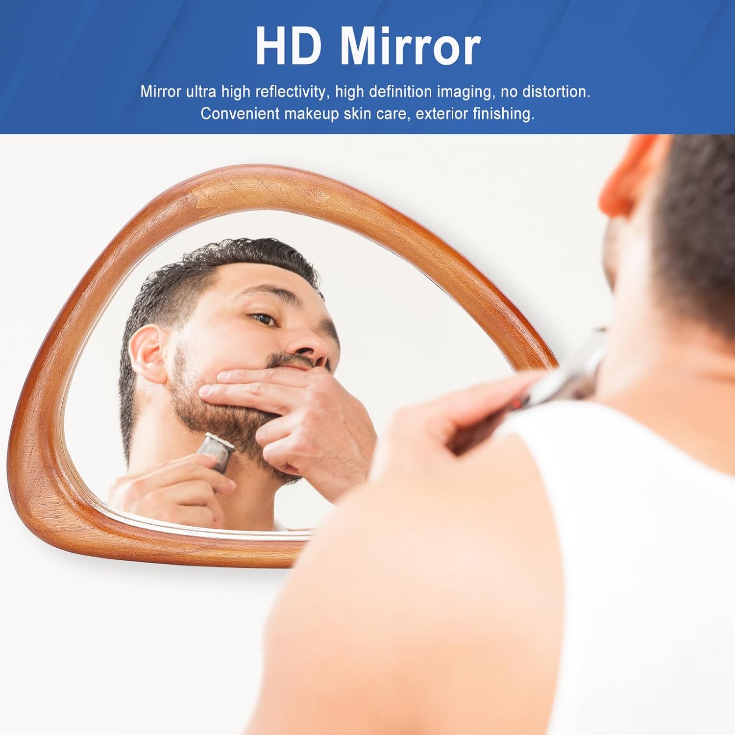 Black Wall Mirror — 15" - View 5