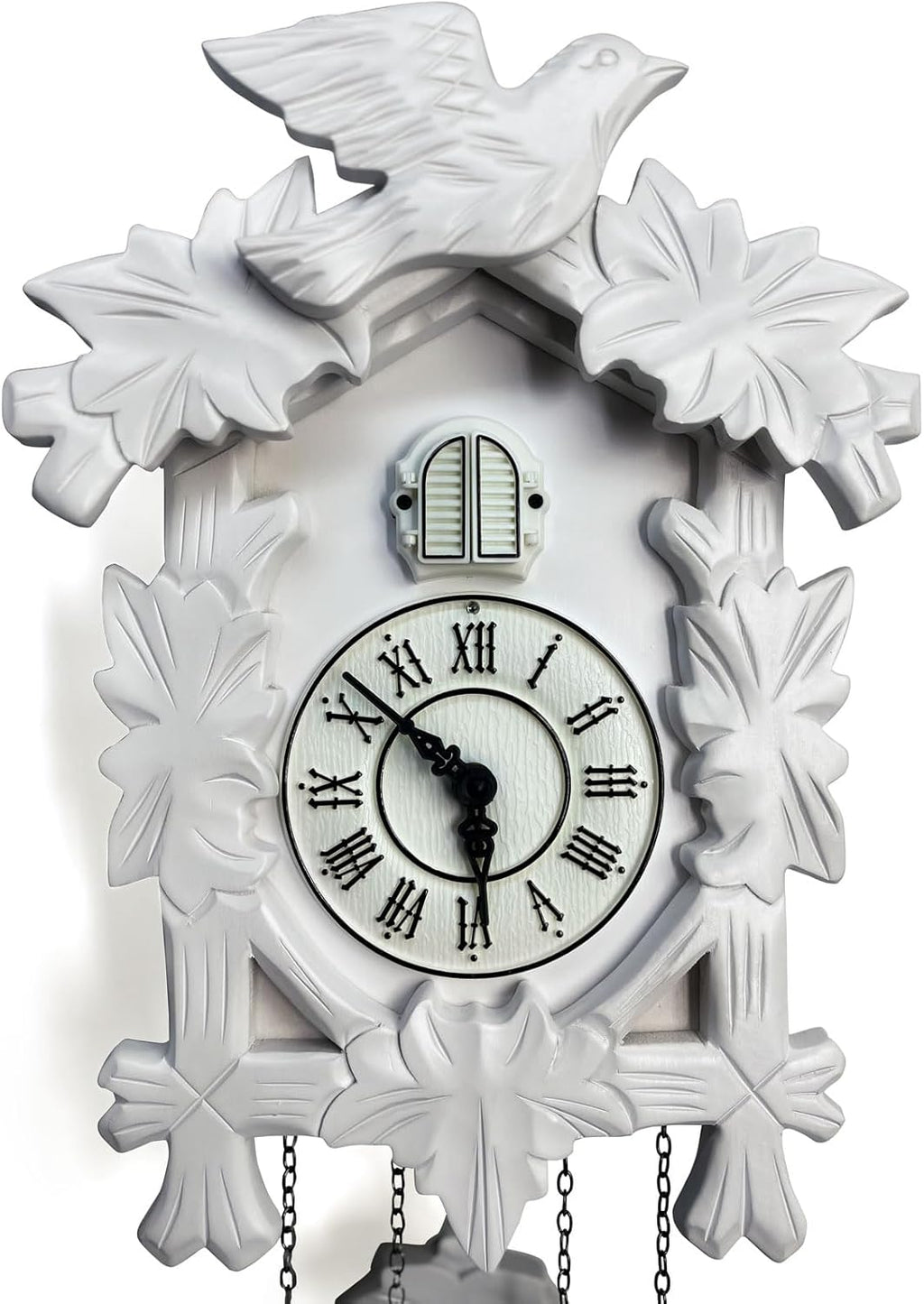 Handcrafted Brown Wall Clock — 5" - View 6