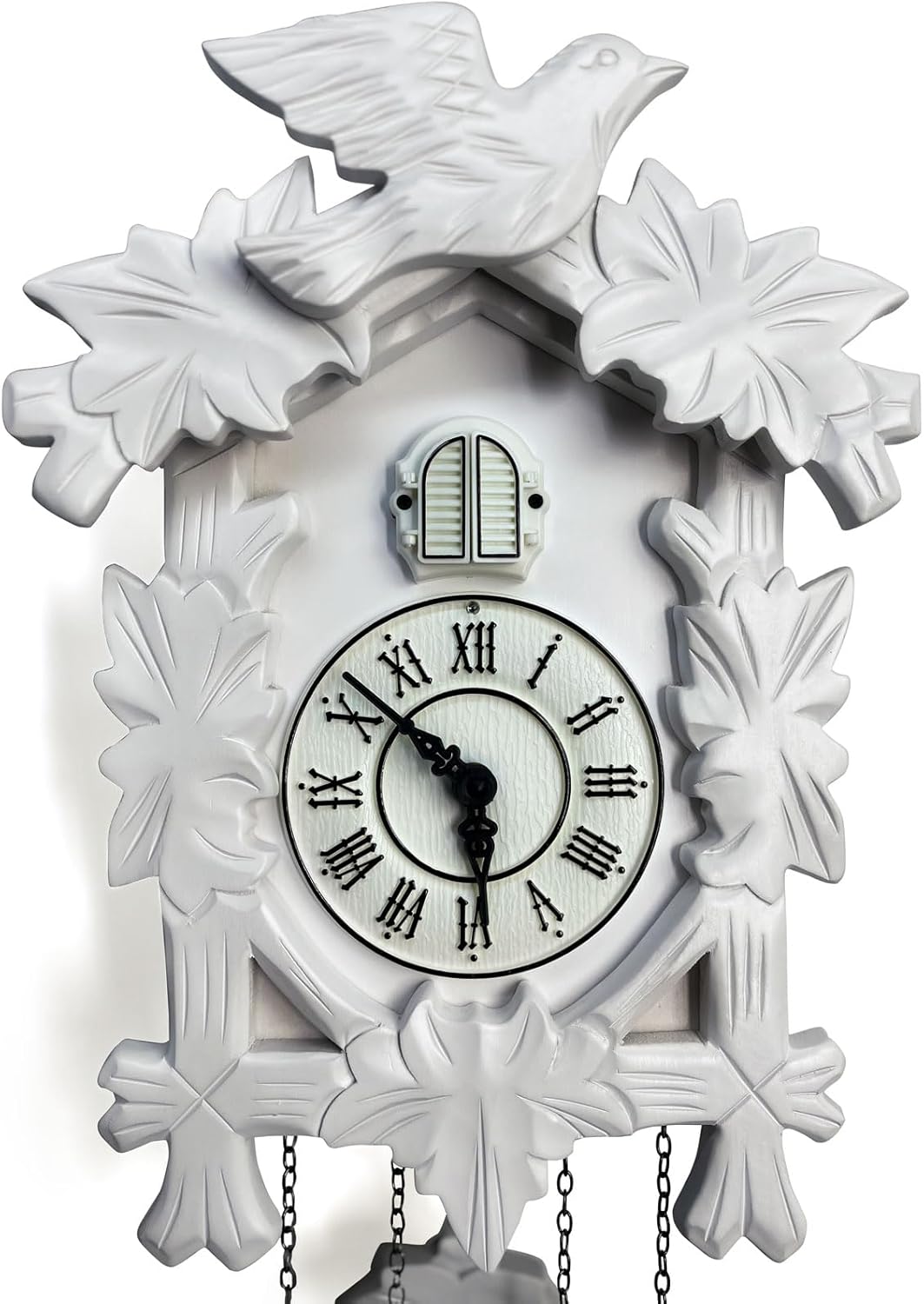 Handcrafted Brown Wall Clock — 5" - View 6