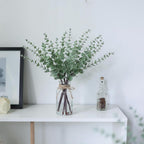 Farmhouse Glass Artificial Plant — 17.5" - View 3