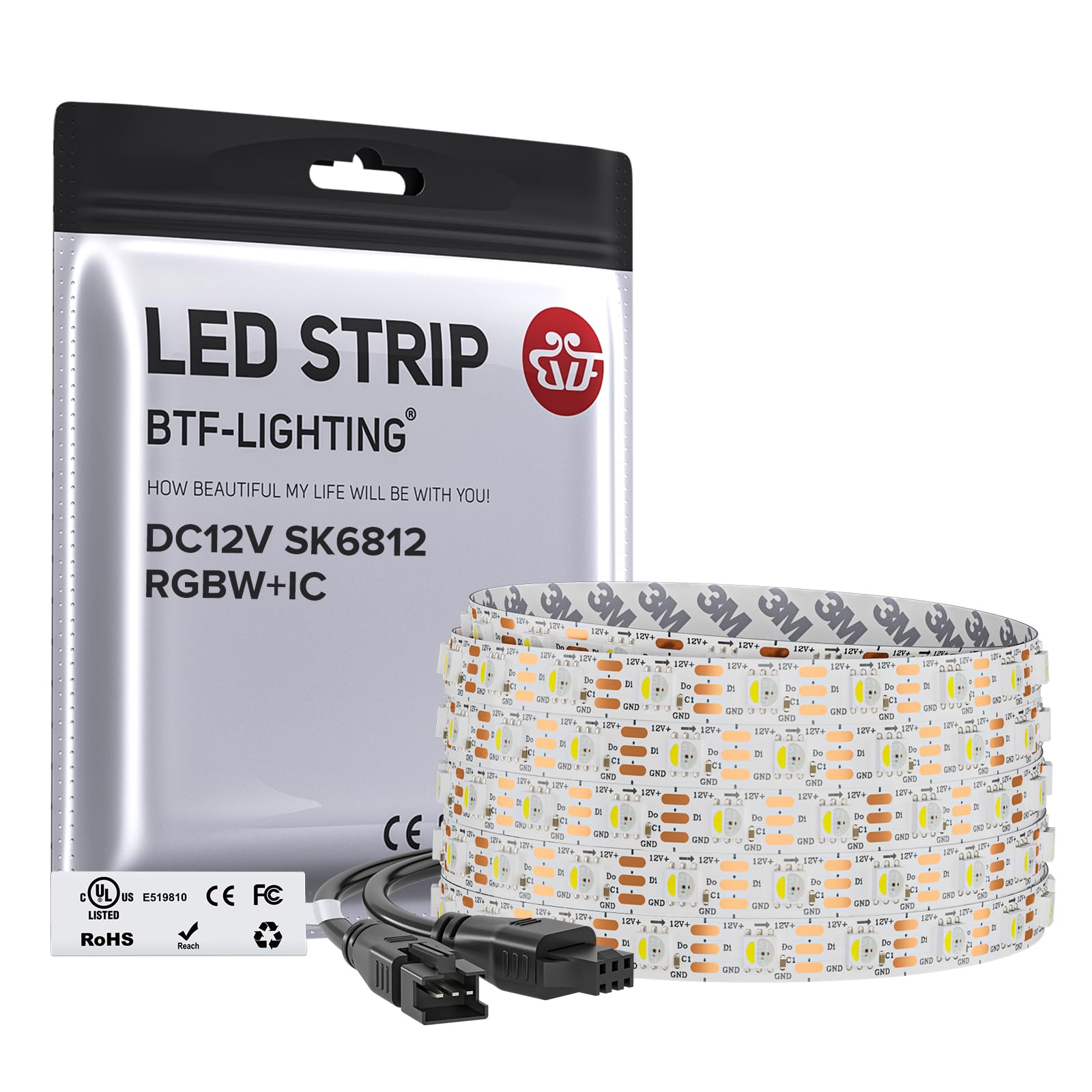 RGB Beige LED Strip Light — 1-Light