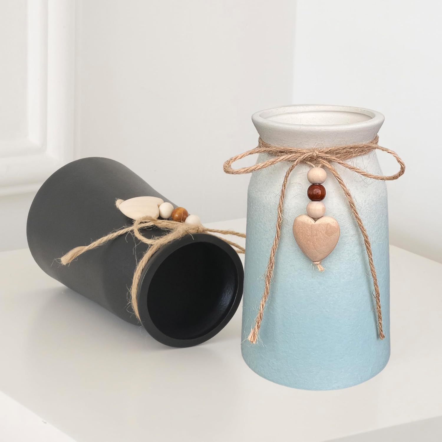 Boho Black Flower Vase - View 6