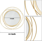 Boho Black Round Mirror - View 6