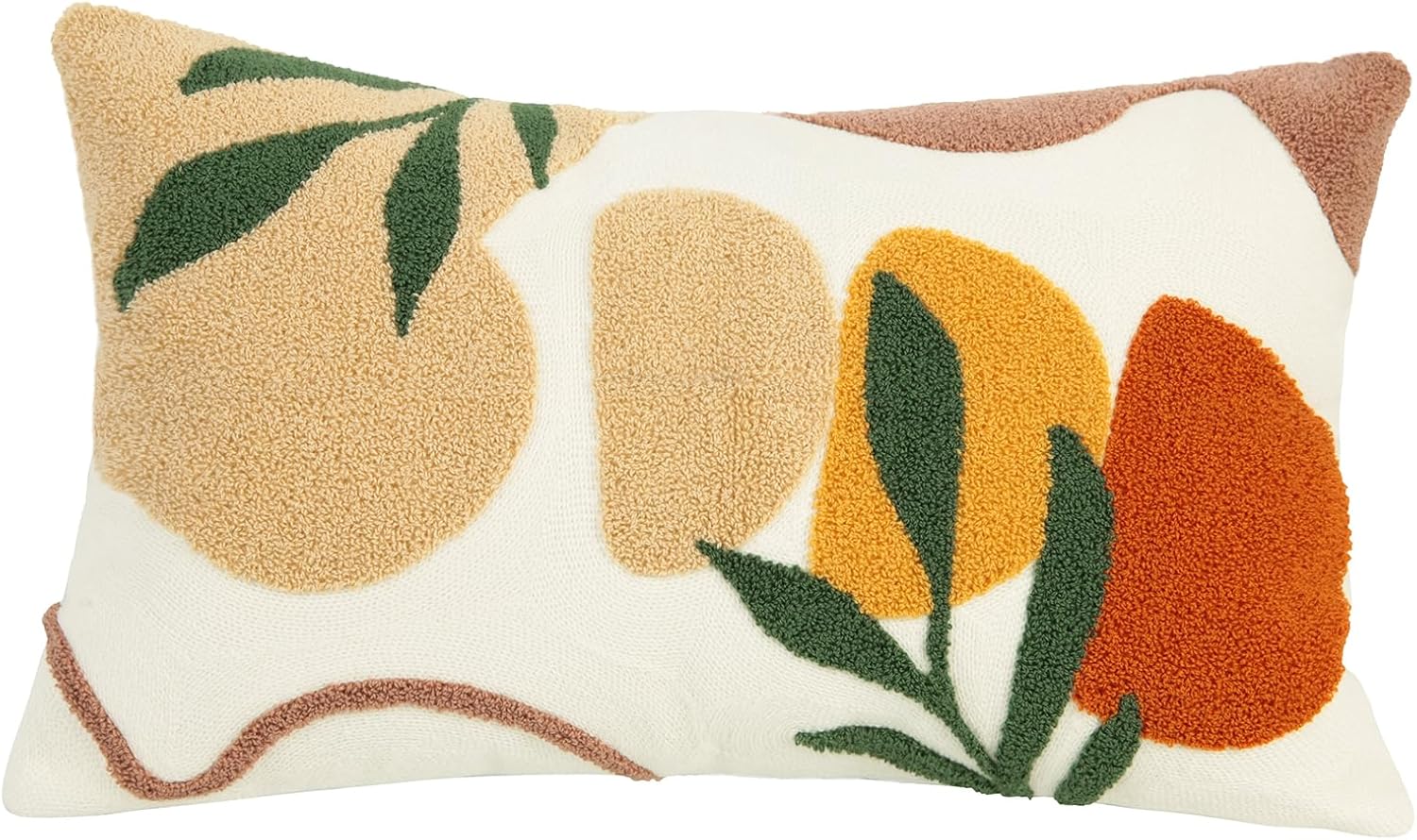 Lumbar Boho Fabric Pillow Cover — 20" — Style C