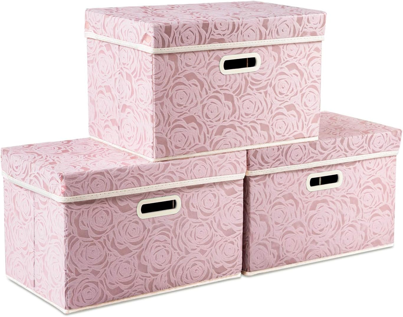 Blue Storage Bin — 8" — Pink