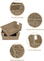 Beige Storage Basket — 5" - View 4