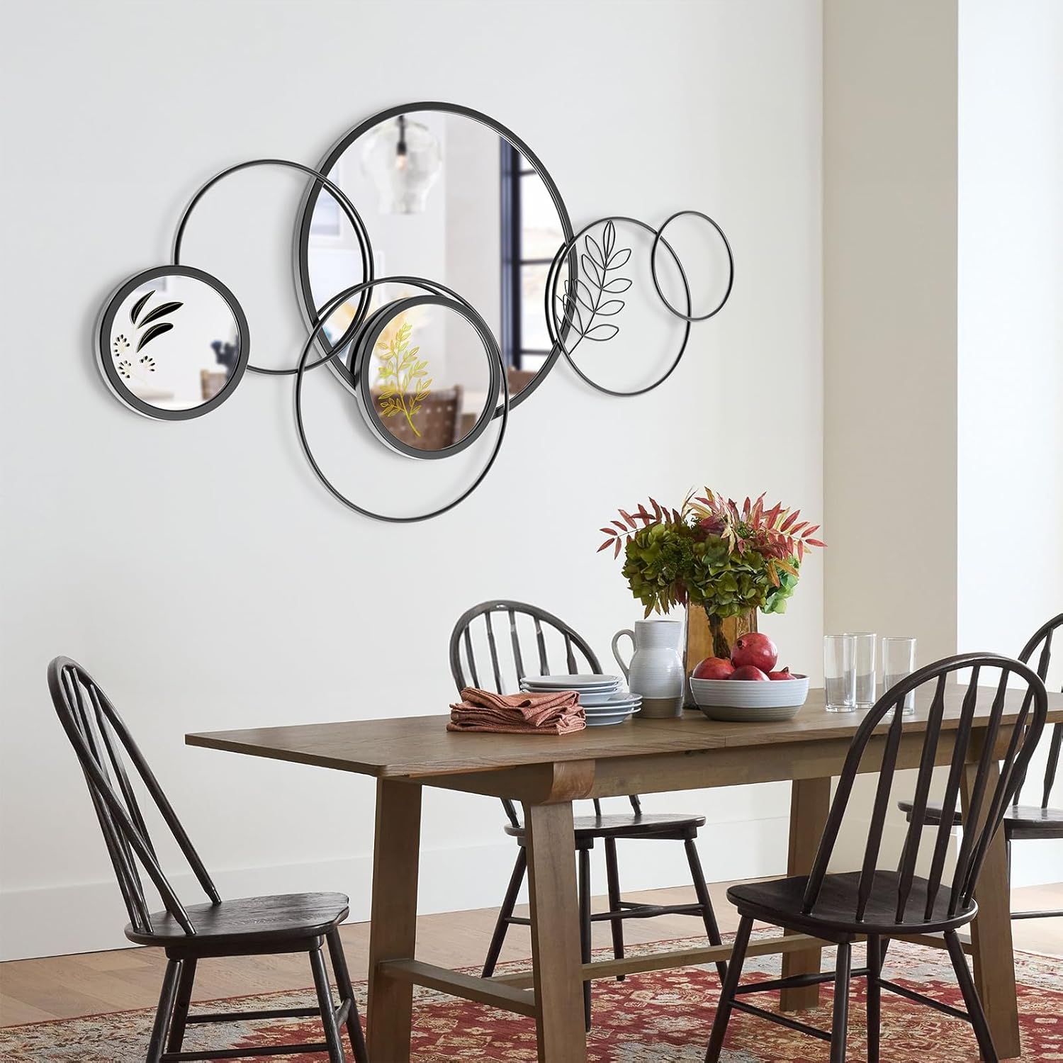 Round Metal Wall Mirror — 45" - View 4