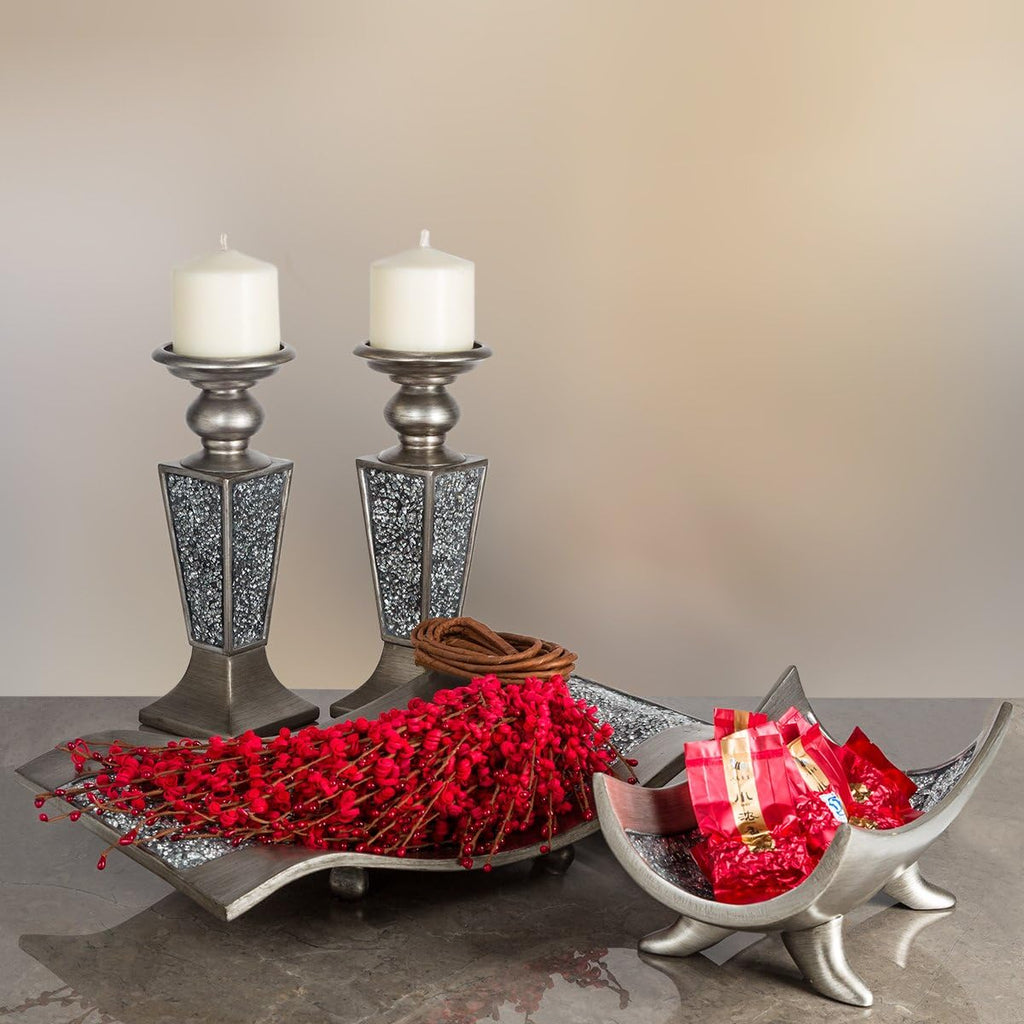 Wax Pillar Candle — Set of 2 - View 2