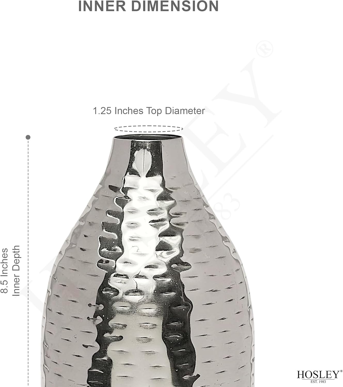 Silver Vase — 8.75" - View 2