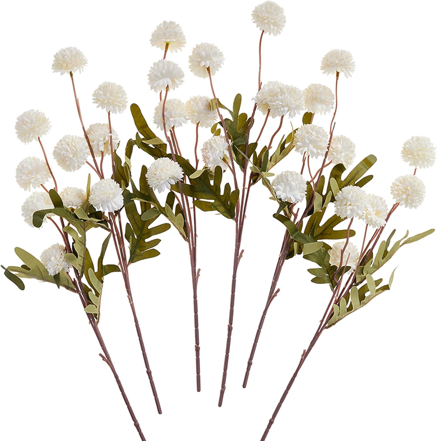 Beige Artificial Flowers — Ivory-white