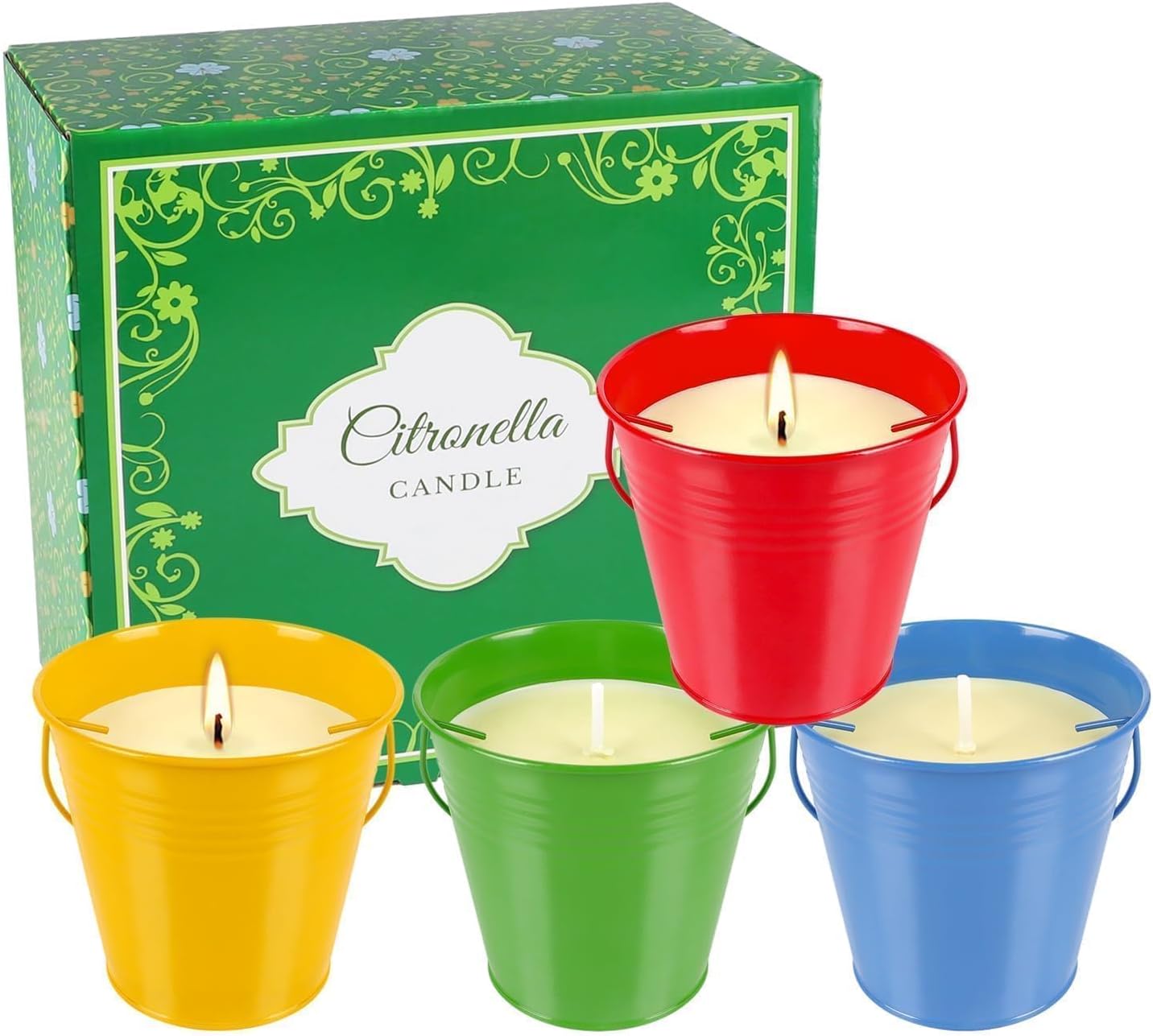 Soy Wax Black Scented Candle — 4x13 — 4Ps-Multi-color