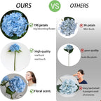 Blue Artificial Flowers — 21" - View 4