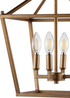 Antique Farmhouse Gold LED Bulb — 4-Light - View 8