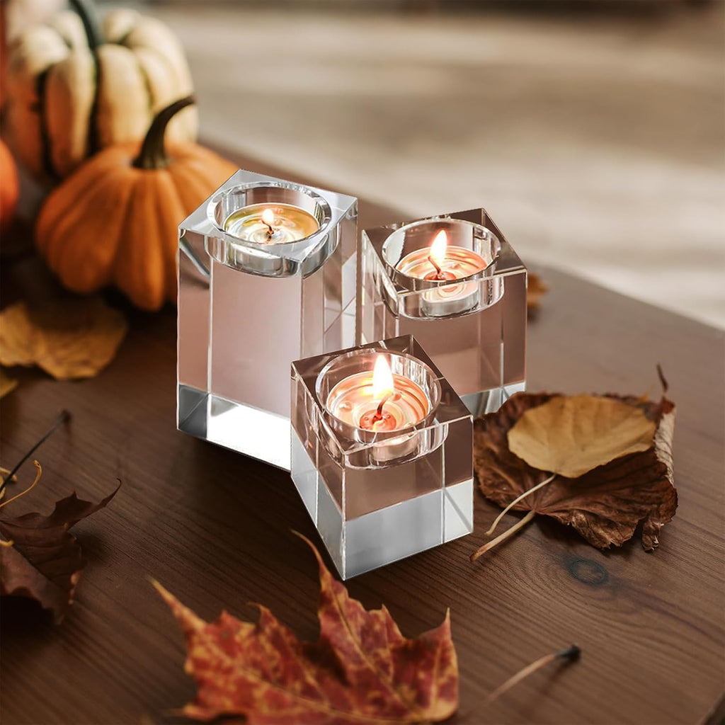 Glass Candle — Set of 3 - View 7