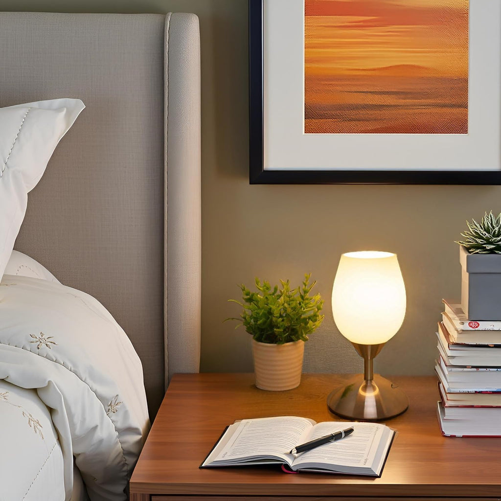 Dimmable Black Bedside Lamp - View 9