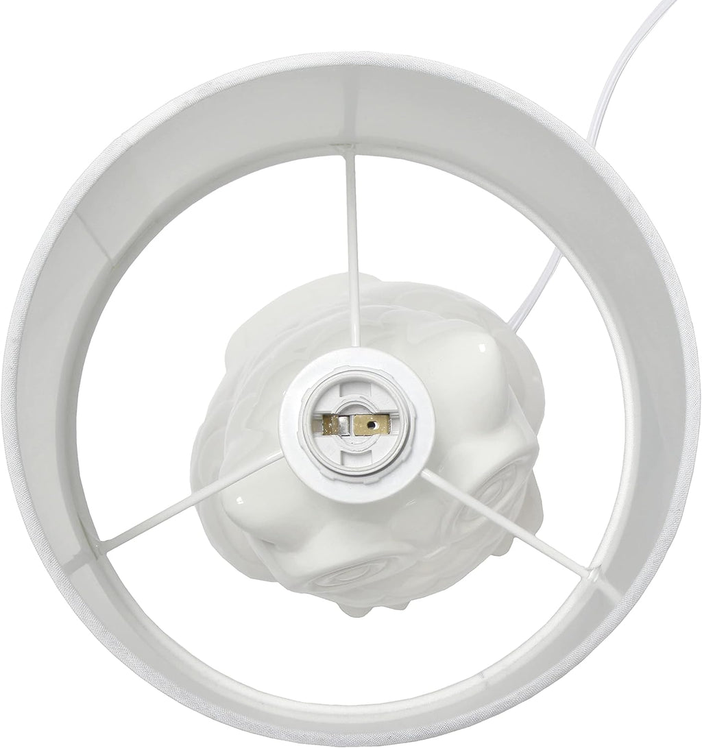 Modern White Desk Lamp — 12.8" - View 7