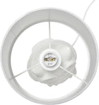 Modern White Desk Lamp — 12.8" - View 7