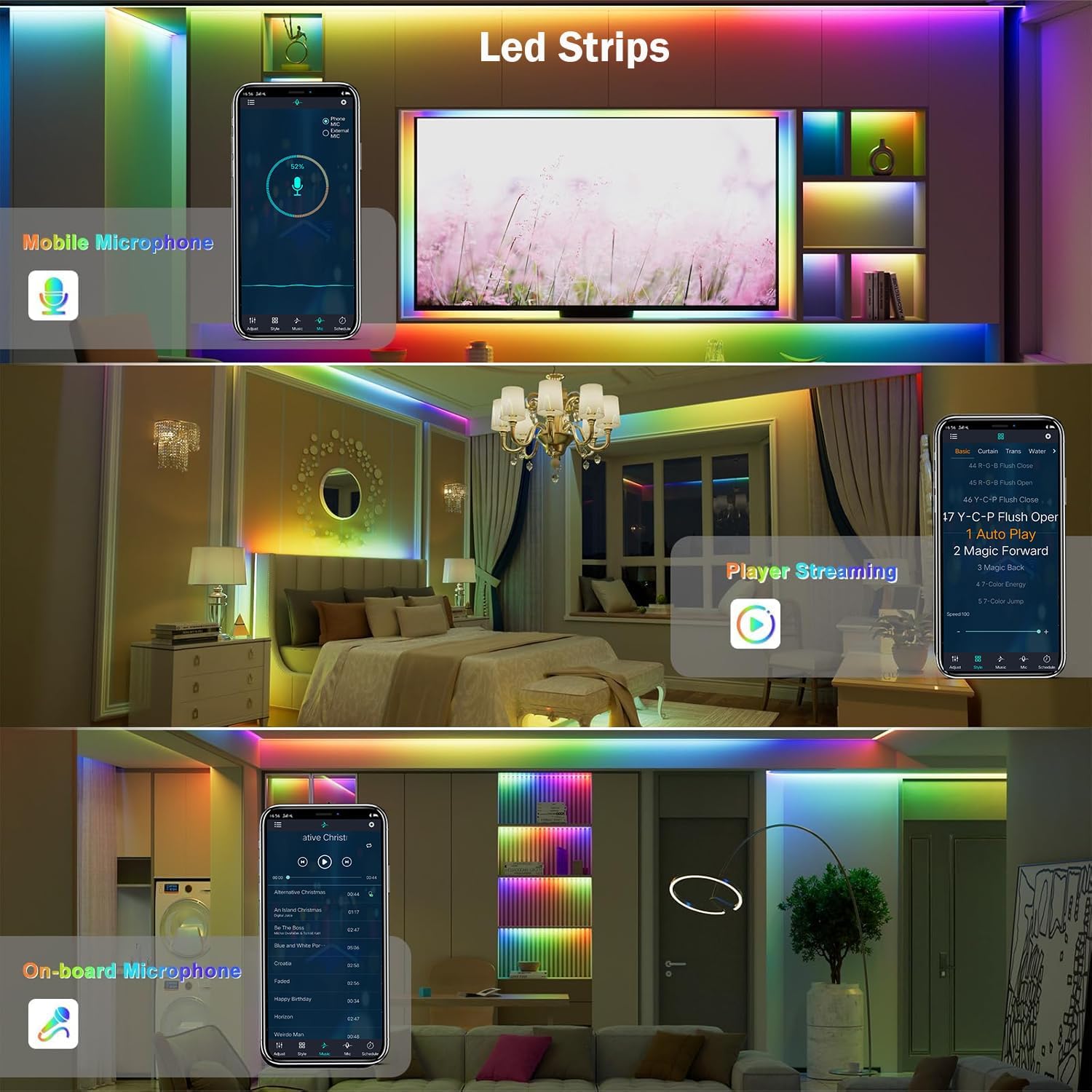 USB Metal LED Strip Lights - View 9