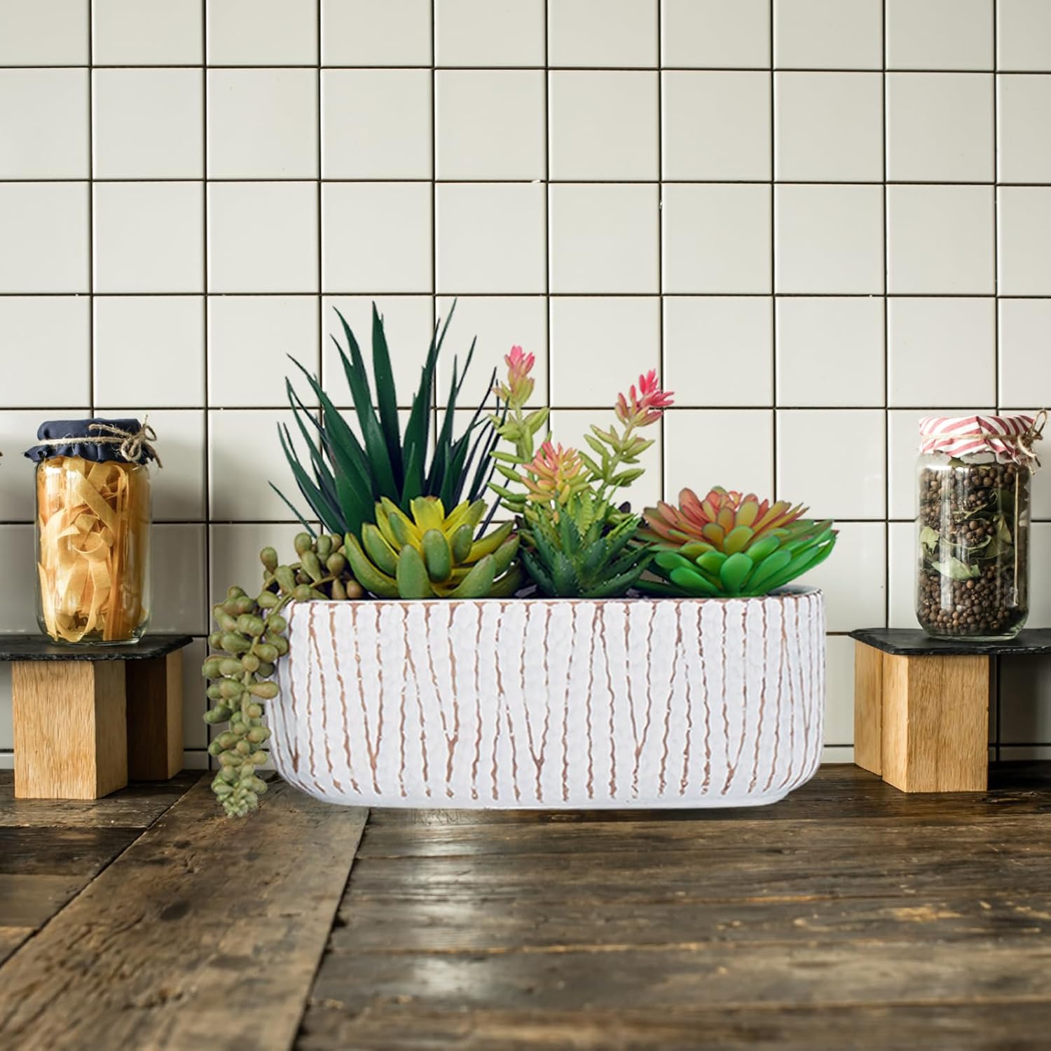 Faux Succulent — 8.7" - View 3