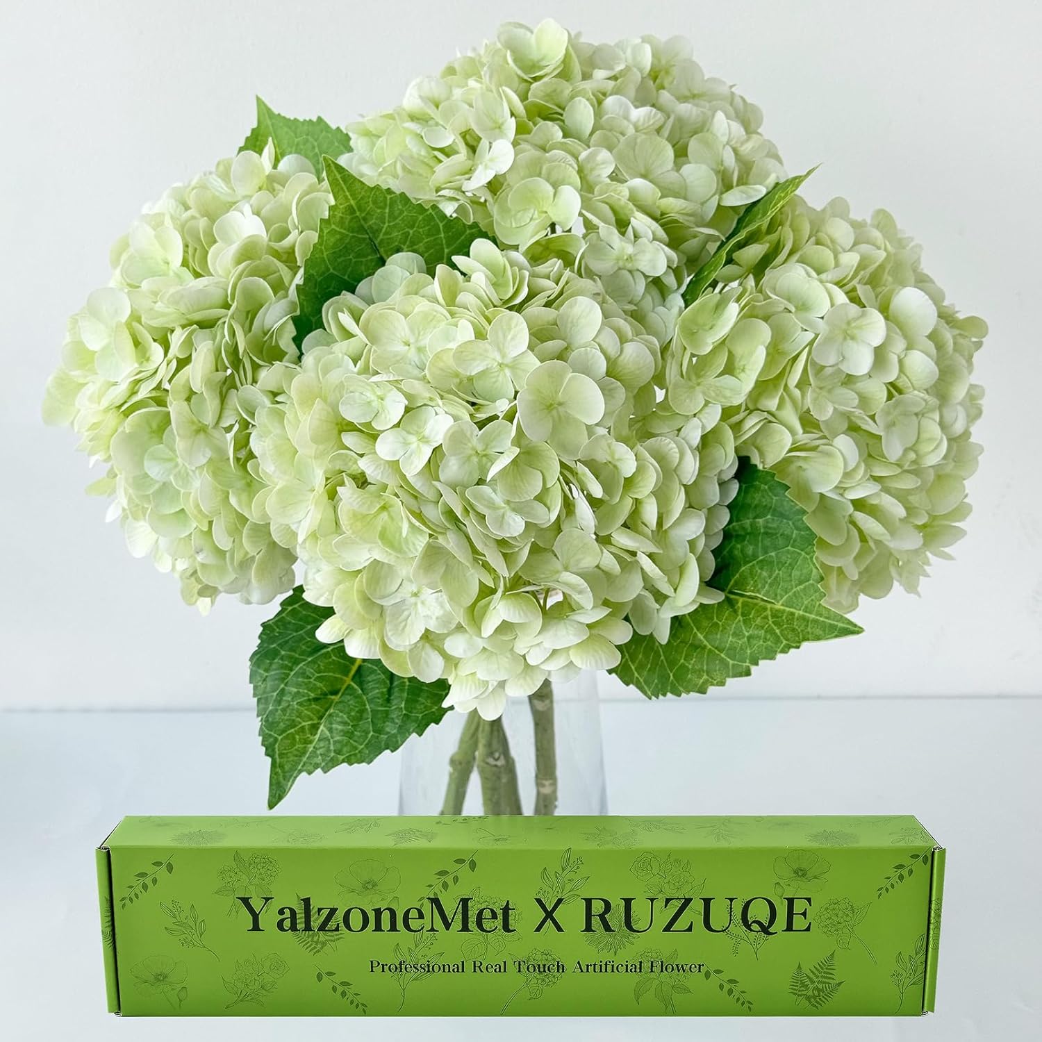 Blue Artificial Plant — 2-Light — Light Green