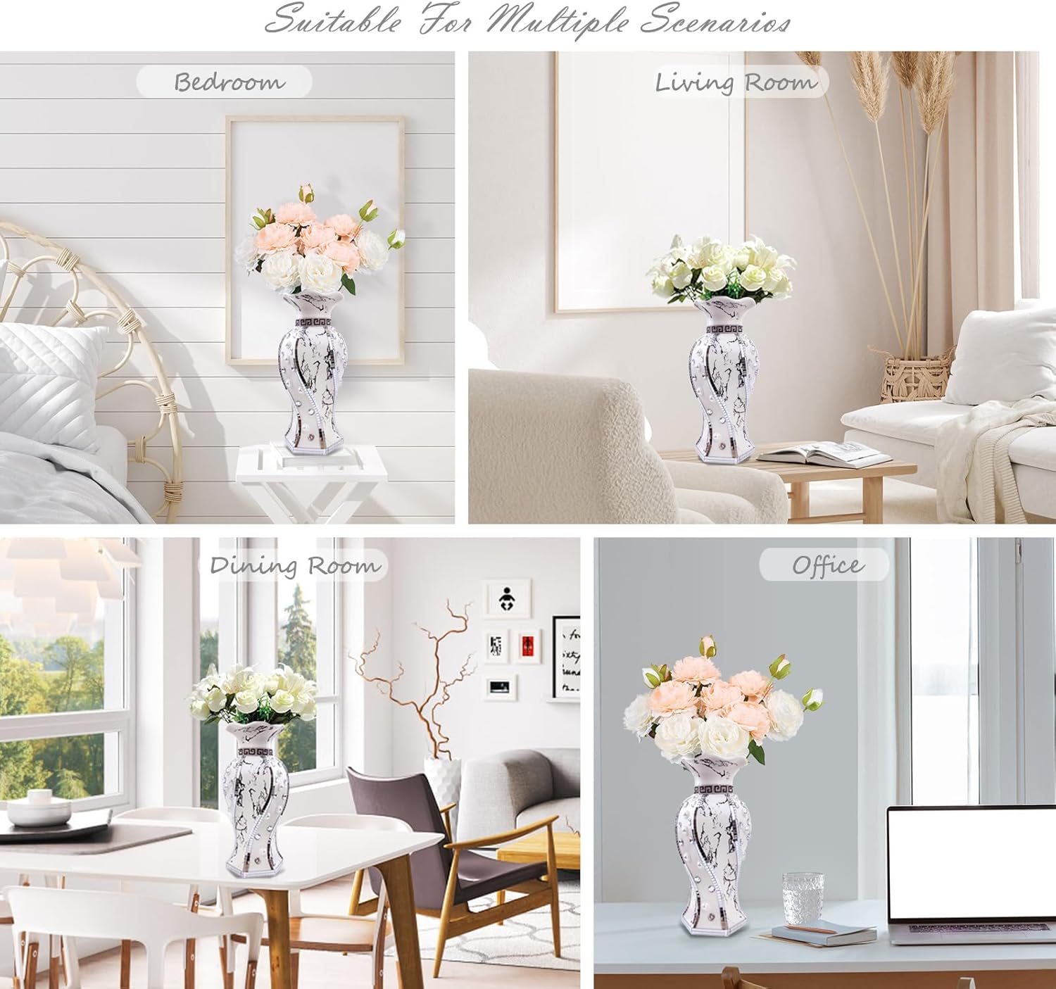 Luxe Ceramic Flower Vase - View 8
