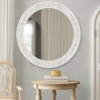 Framed Brown Wall Mirror — 30" - View 6