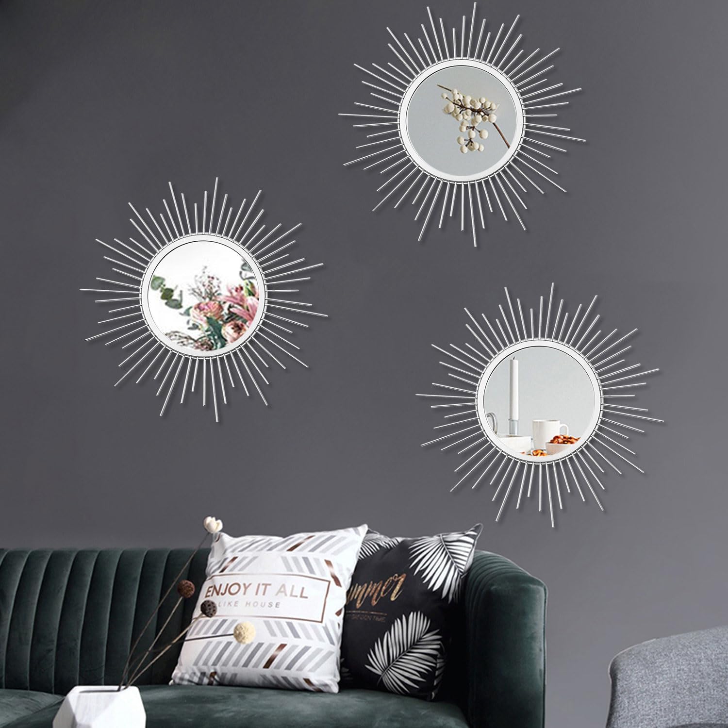 Black Wall Mirror - View 3