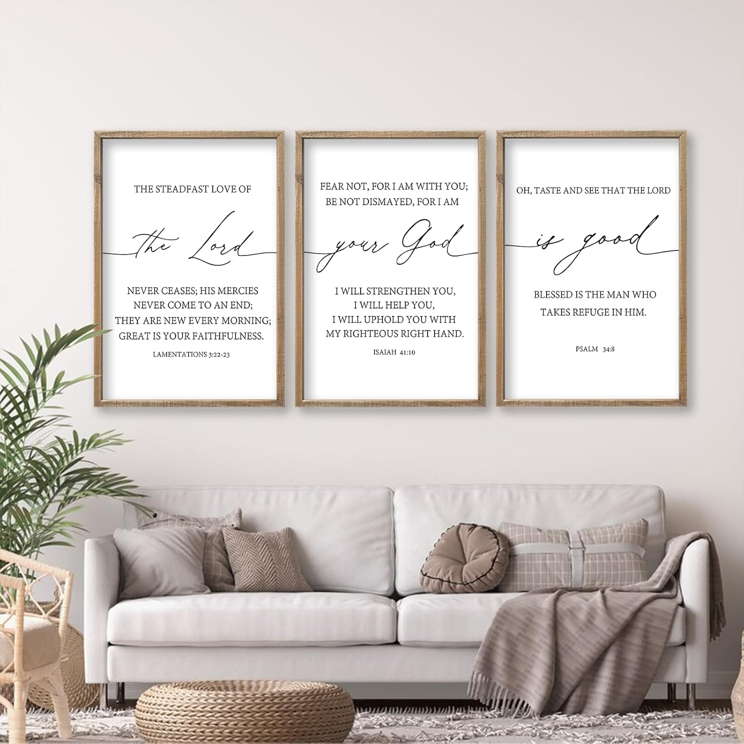 Framed Farmhouse Black Wall Art — 24" — 24"L x 16"W